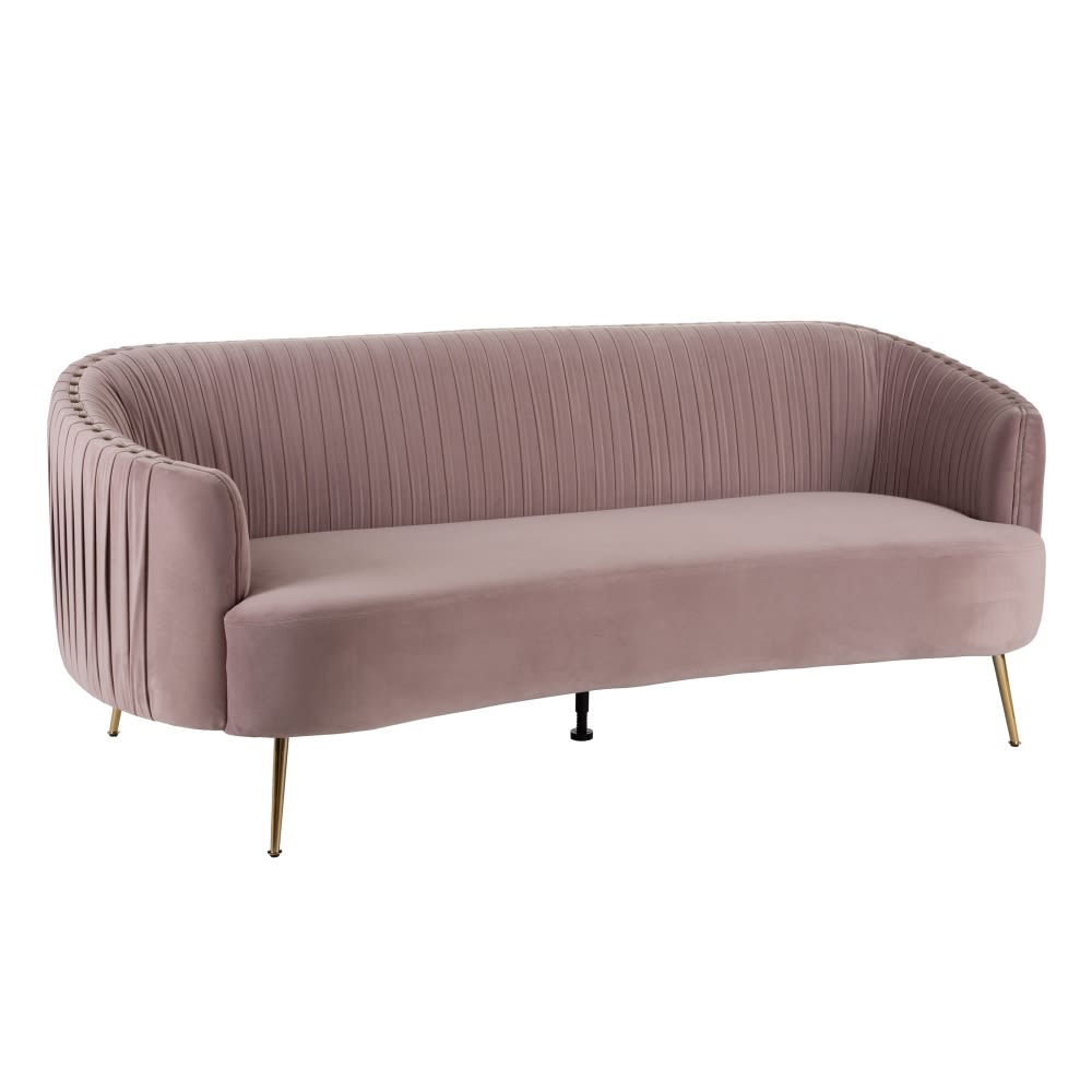 Sofá 2 Plazas Tercipelo Rosa palo Ref. Ref. 600244 | Neima